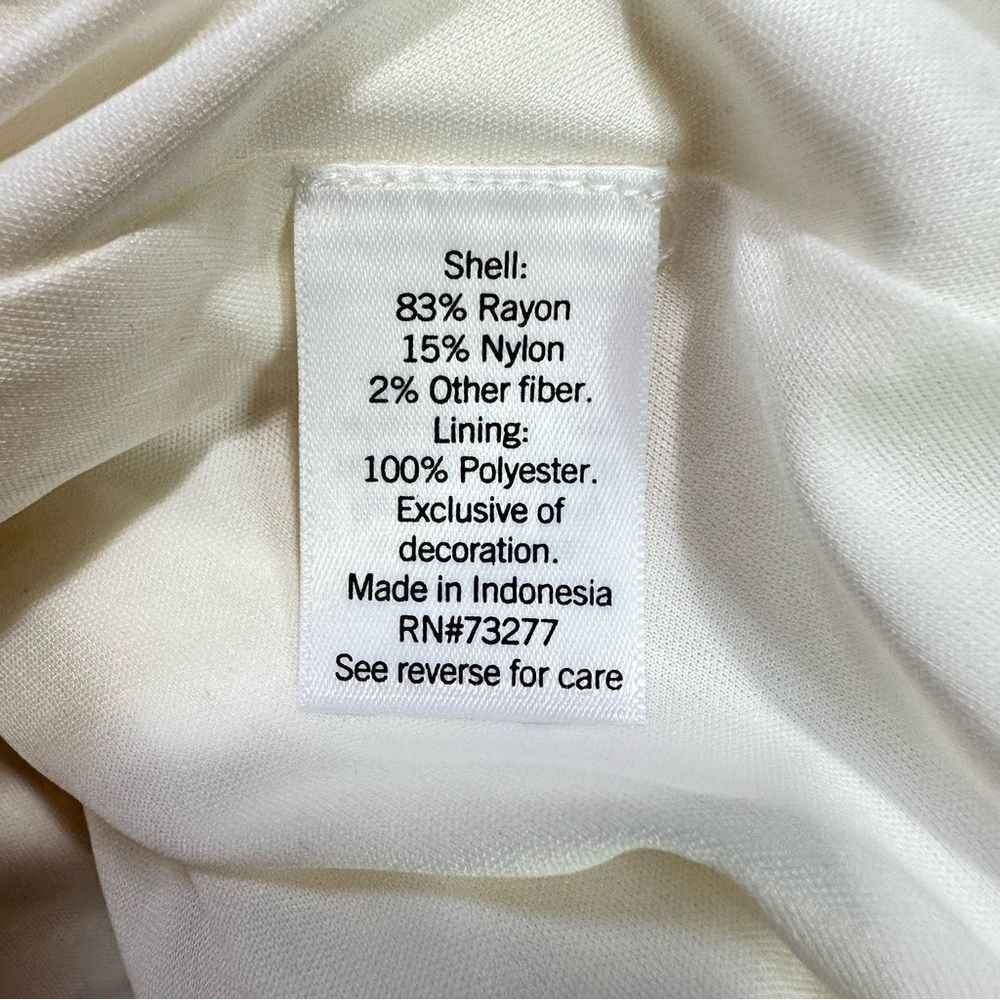 Nine West White One-Shoulder Dress - Picture 9 of 9